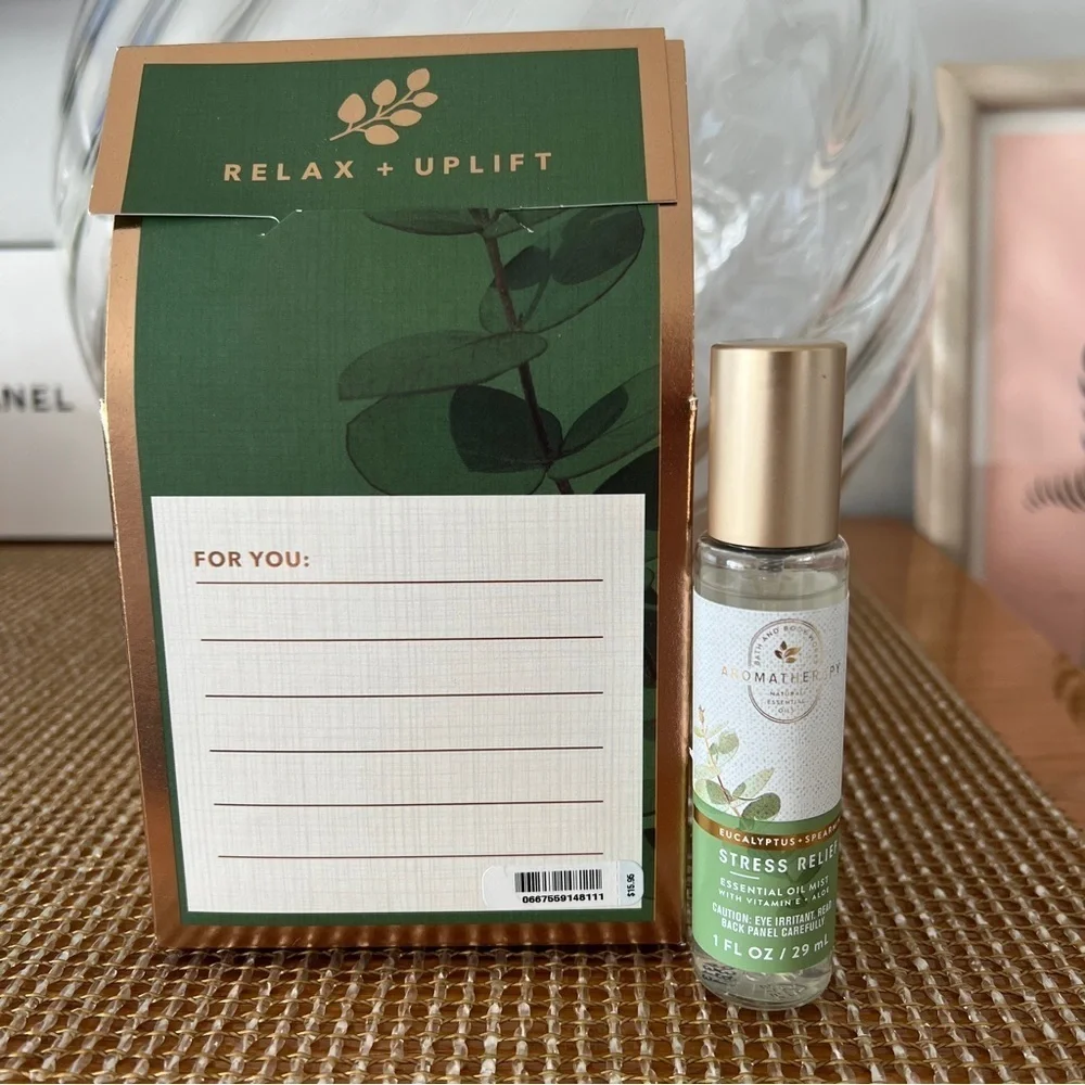 Bath & Body Works Aromatherapy Eucalyptus Spearmint Gift Set + Essential Oil